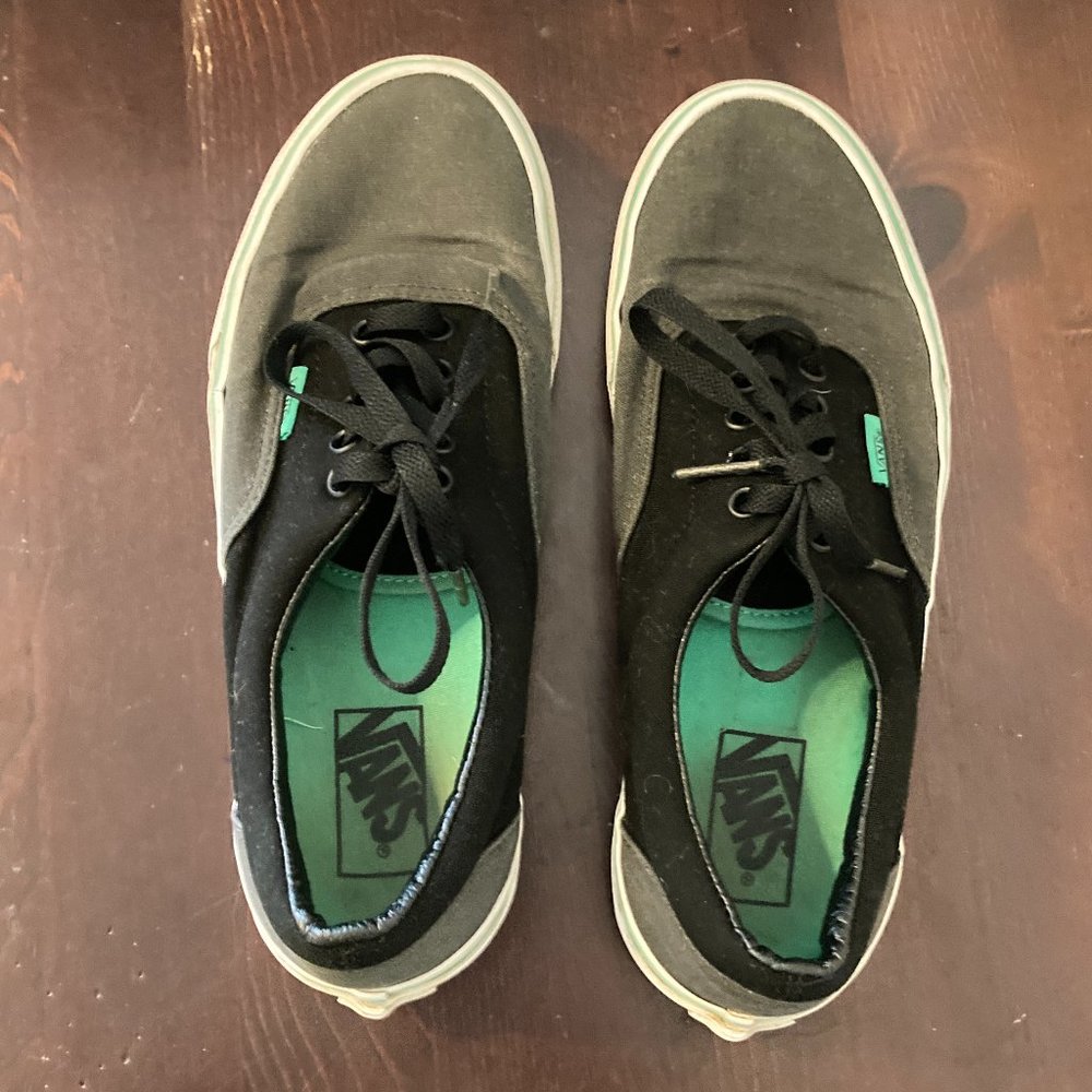 VANS Era Pewter Black Unisex Laced Shoes